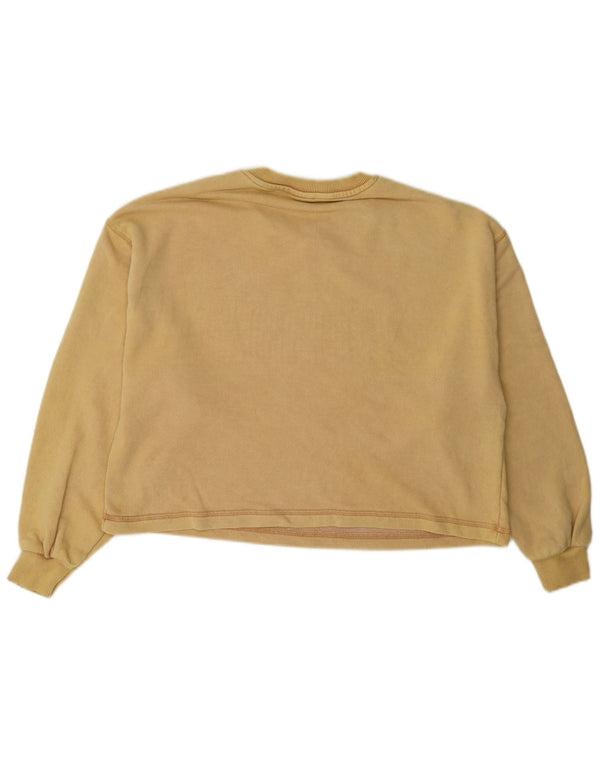 Zara Girls Graphic Φούτερ υπερμεγέθη πουκάμισο 13-14 ετών κίτρινο