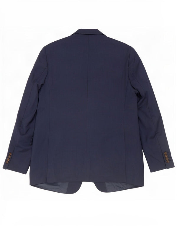 Marks & Spencer Ανδρικό μπλέιζερ με 2 κουμπιά μπουφάν UK 42 Large Navy Blue Polyester