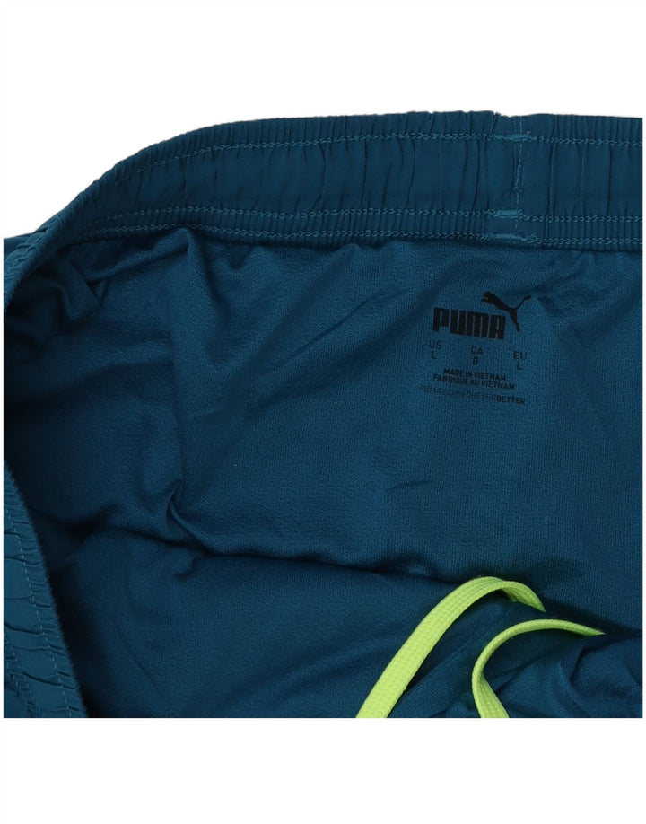 Ανδρικό αθλητικό σορτς PUMA με μεγάλο μπλε χρώμα