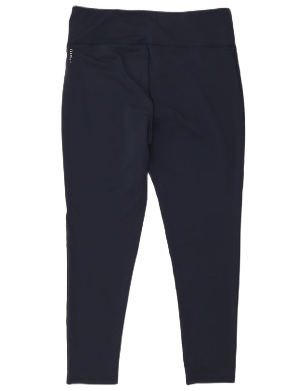 Γυναικεία γραφικά Crop κολάν Esprit UK 14 Large Navy Blue Polyester