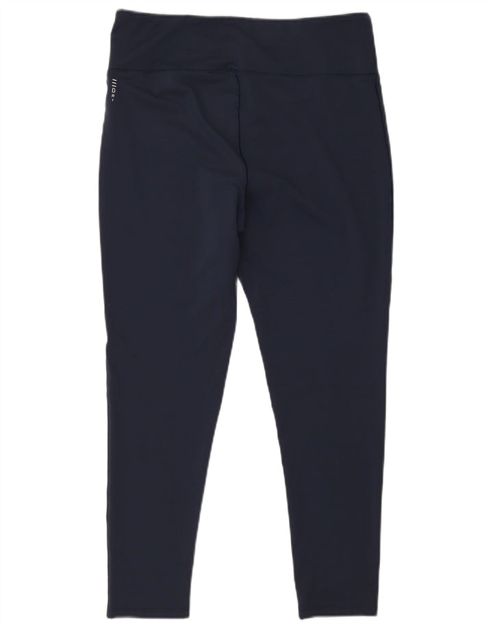 Γυναικεία γραφικά Crop κολάν Esprit UK 14 Large Navy Blue Polyester