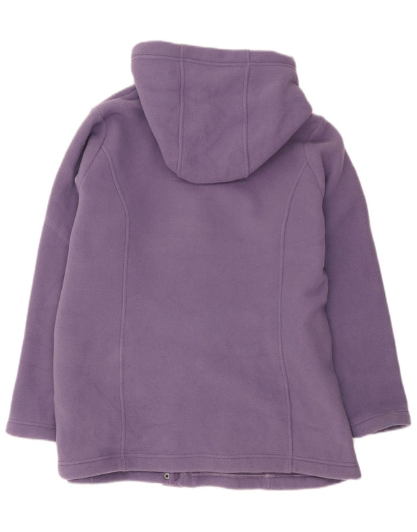 Marks & Spencer Γυναικείο μπουφάν Duffle με κουκούλα UK 18 XL Μωβ βαμβακερό