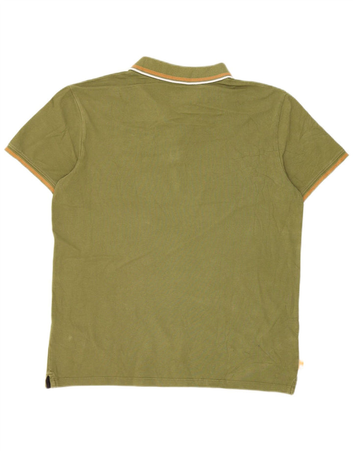 Ανδρικό μπλουζάκι Timberland Polo μεγάλο χακί βαμβακερό