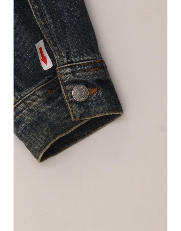 Ανδρικό τζιν μπουφάν High Lands UK 38 Medium Blue Cotton