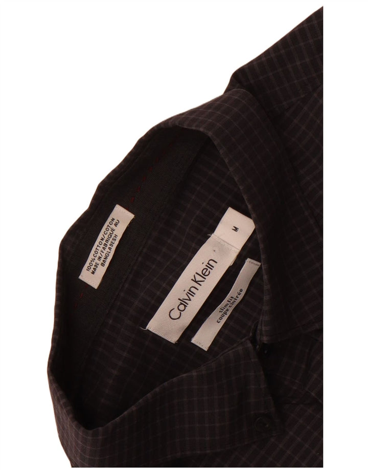 Ανδρικό πουκάμισο Calvin Klein Slim Fit Βαμβακερό μεσαίο γκρι