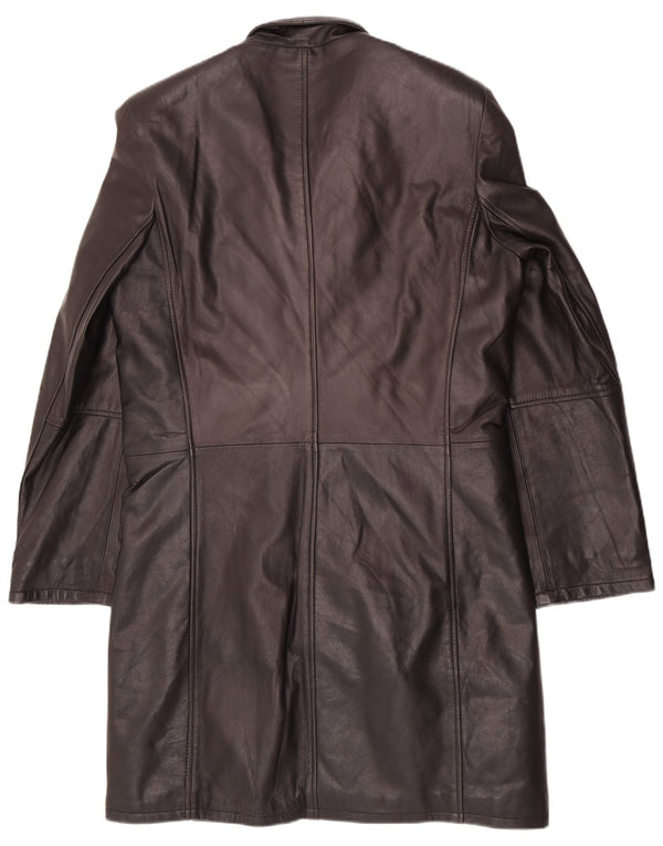 Ανδρικό Δερμάτινο Παλτό Barone UK 36 Small Black