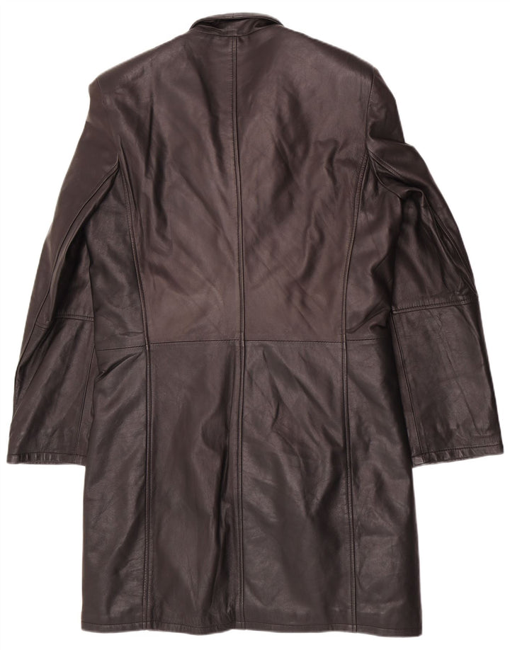 Ανδρικό Δερμάτινο Παλτό Barone UK 36 Small Black