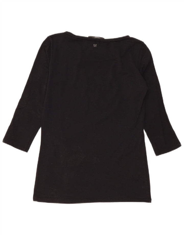 Max Mara Γυναικείο Σαββατοκύριακο μανίκι 3/4 UK 12 Medium Black