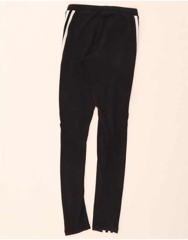 Adidas Γυναικείο Γραφικό Κολάν UK 6 XS Μαύρο βαμβακερό