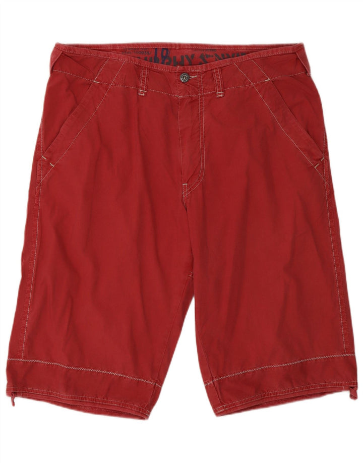 Murphy & Nye Ανδρικό σορτς Chino W36 μεγάλο κόκκινο βαμβακερό