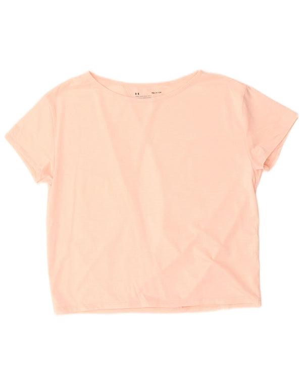 Under Armour Γυναικεία Loose Fit Μπλούζα Top 10 Small Pink Polyester