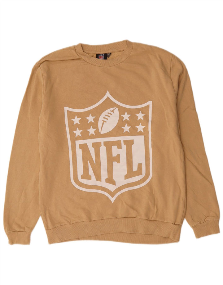 Γυναικείο Φούτερ NFL Graphic Jumper UK 14 Medium Beige Cotton
