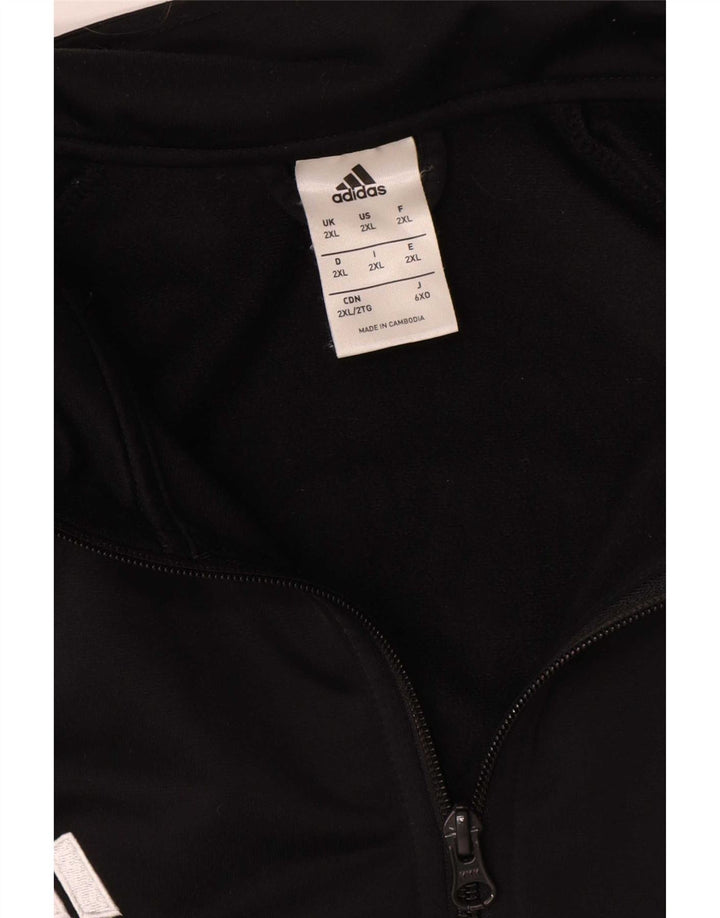 Ανδρική φόρμα φόρμας γραφικών Adidas Top Jacket 2XL Μαύρο Πολυεστέρας