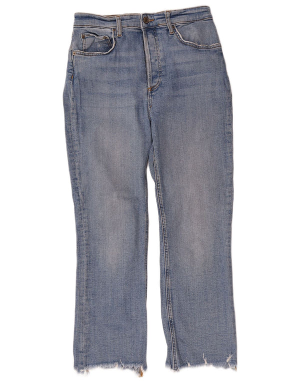 Zara Γυναικείο Straight Jeans EU 40 Medium W30 L26 Blue