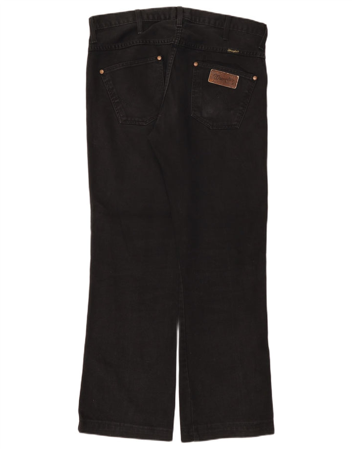 Ανδρικό τζιν Dayton Bootcut Wrangler W33 L31 Μαύρο βαμβακερό