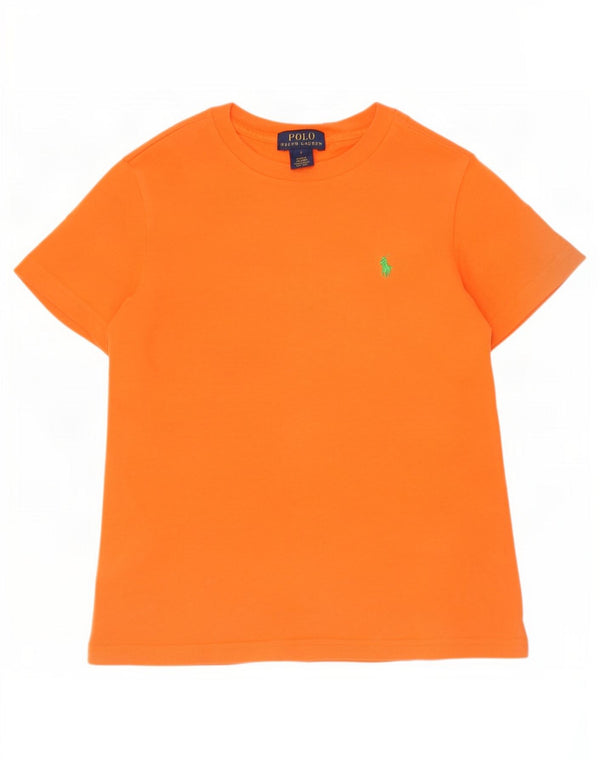 Μπλουζάκι Polo Ralph Lauren Boys T-Shirt 5-6 ετών πορτοκαλί βαμβακερό