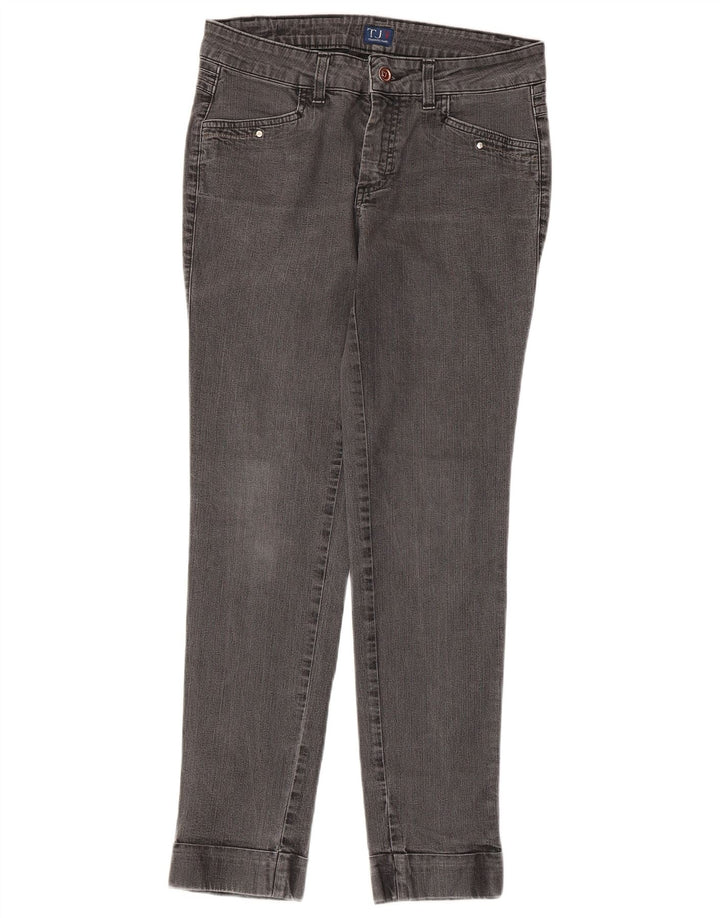 Trussardi Γυναικείο Slim Jeans W26 L28 Γκρι βαμβακερό
