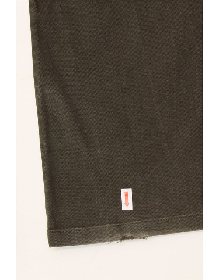 ONYX Womens Bootcut Jeans W26 L31 Khaki Cotton Vintage Onyx and Second-Hand Onyx from Messina Hembry 