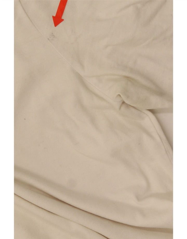 Ellesse Ανδρικό γραφικό T-Shirt Top Small Off White Βαμβακερό