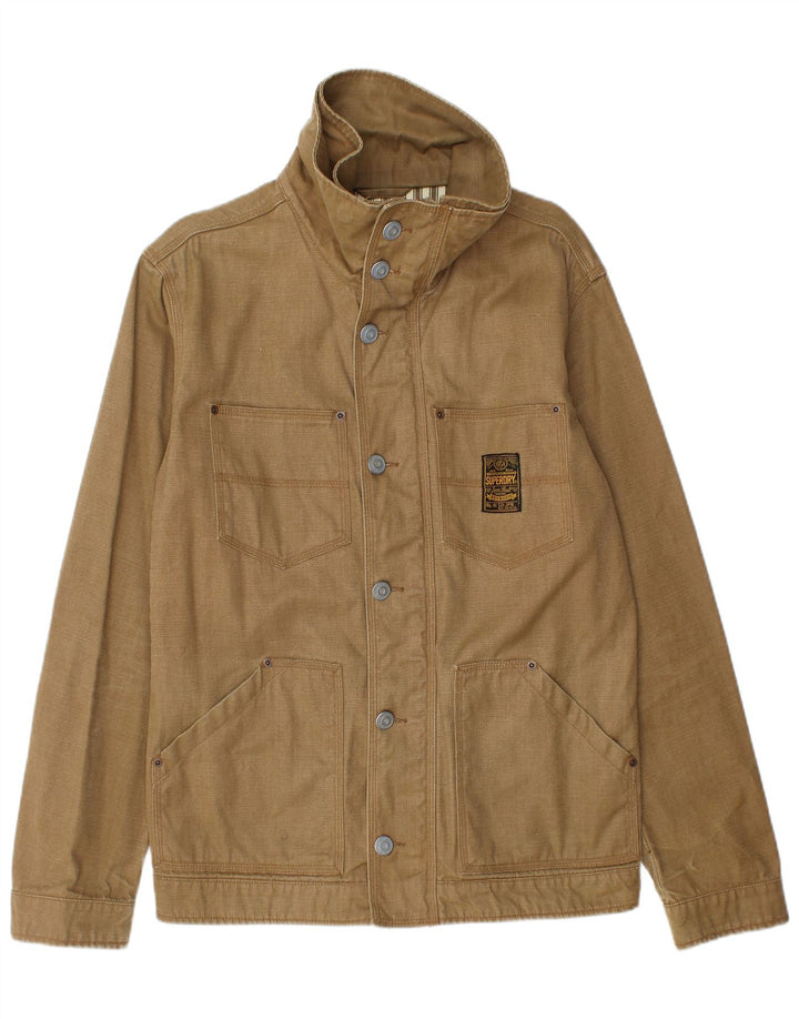 Ανδρικό SUPERDRY Utility Jacket UK 40 Large Beige Βαμβακερό