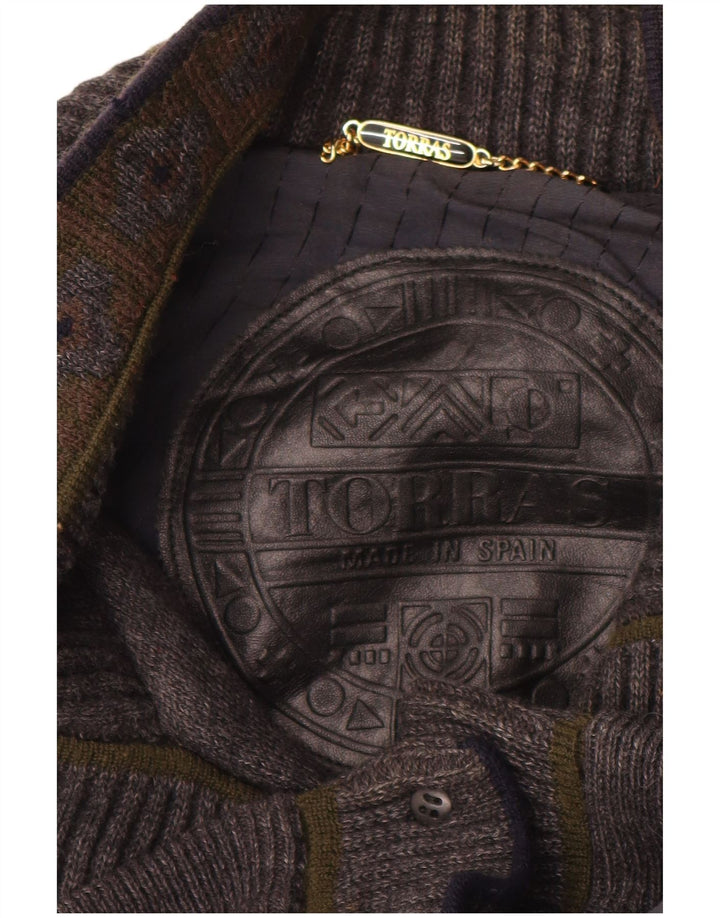 Torras Ανδρικό Μπουφάν Bomber IT 58 4XL Γκρι Μαλλί