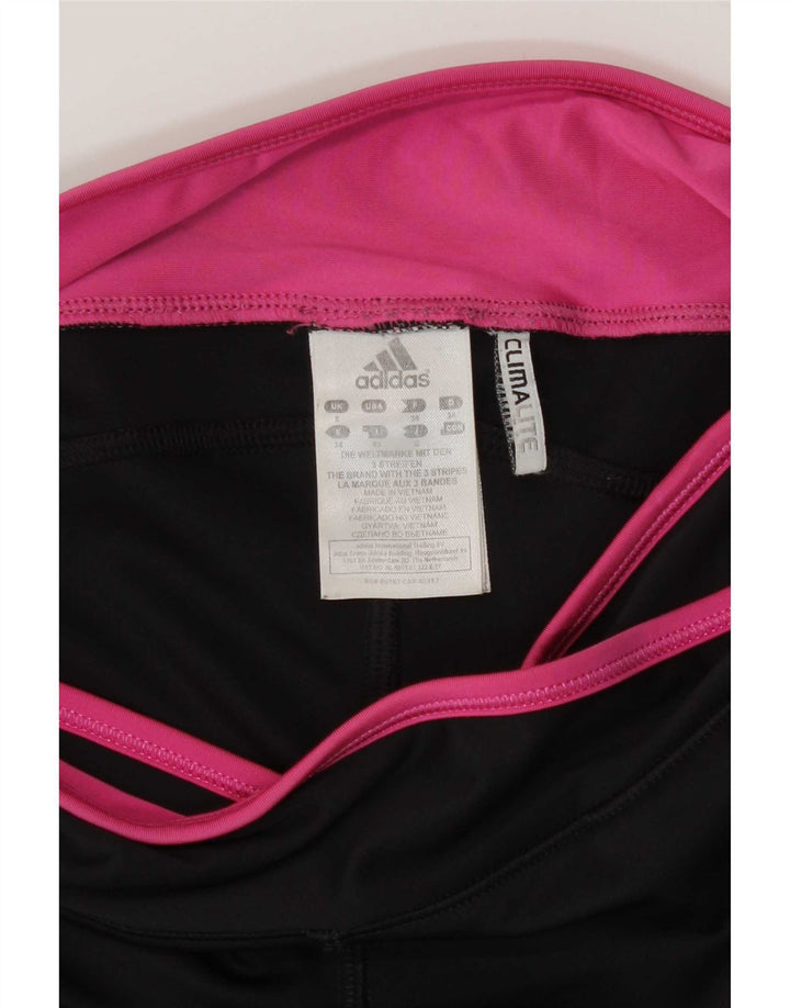 Adidas Γυναικεία κολάν Capri Climalite UK 8 Small Black Polyester
