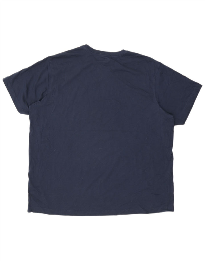 EDDIE BAUER Ανδρικό T-Shirt Top 2XL Navy Blue Cotton