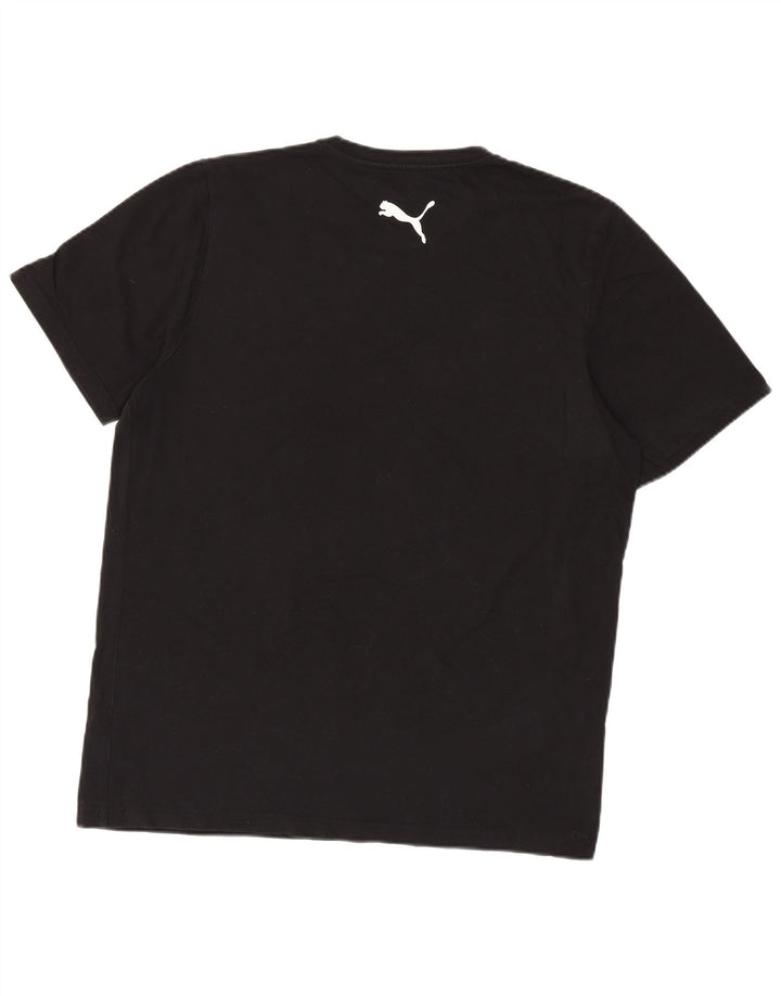 Ανδρικό T-Shirt Puma Top μεγάλο μαύρο βαμβακερό