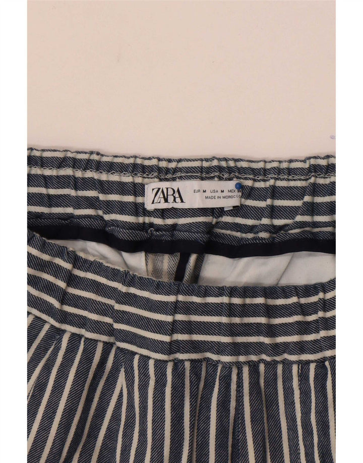 Ανδρικό αθλητικό σορτς Zara μεσαίο ναυτικό μπλε ριγέ