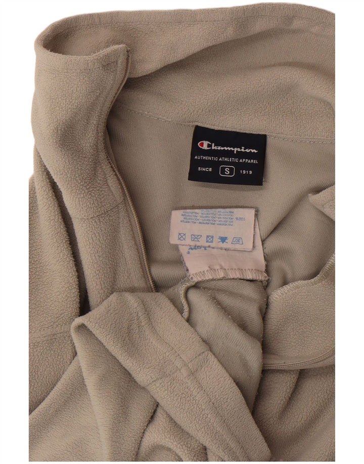 Champion Ανδρικό φερμουάρ Fleece Jumper Μικρός Γκρι Πολυεστέρας