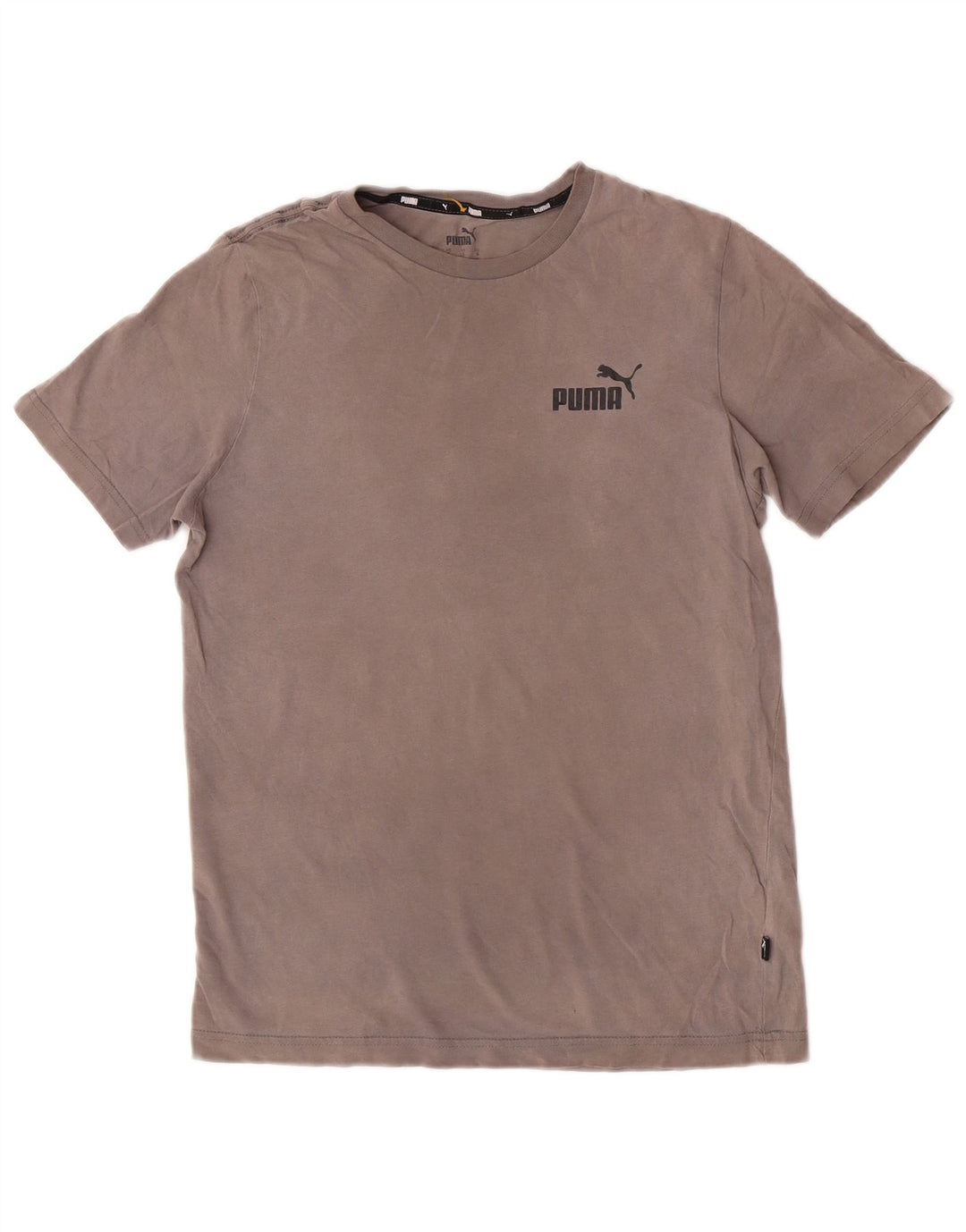 Ανδρικό T-Shirt Puma Τοπ Μικρό Γκρι Βαμβακερό