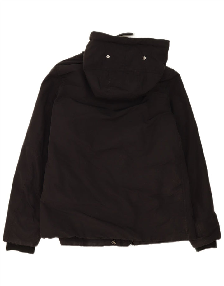 Zara Γυναικείο μπουφάν με κουκούλα UK 10 Small Black