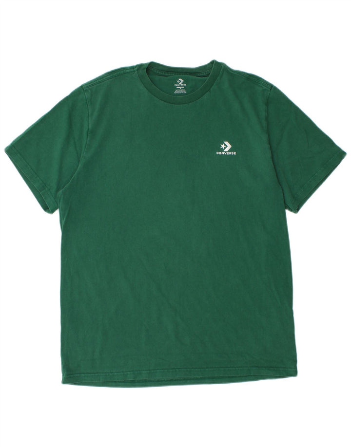 Ανδρικό T-Shirt Converse Top Μεσαίο πράσινο βαμβακερό