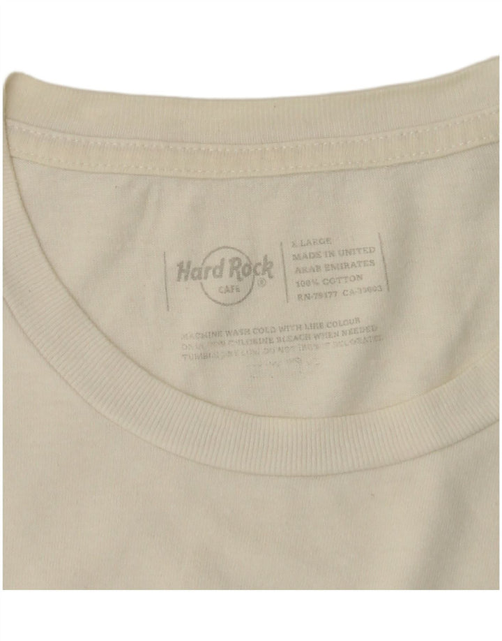 Hard Rock Cafe Γυναικείο T-Shirt Dublin Graphic Top UK 18 XL Λευκό βαμβακερό