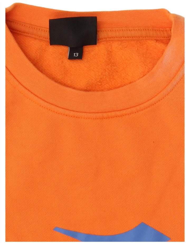 Diadora Boys Graphic Φούτερ Jumper 12-13 ετών Πορτοκαλί