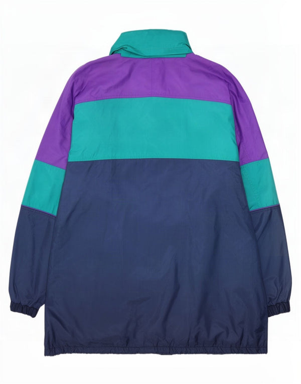 Master Ανδρική φόρμα με κουκούλα Top Jacket XL Blue Colorblock Nylon