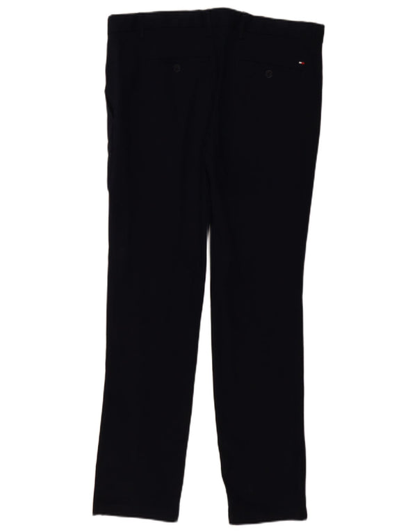 TOMMY HILFIGER Ανδρικό Slim παντελόνι Chino W34 L30 Navy Blue Cotton