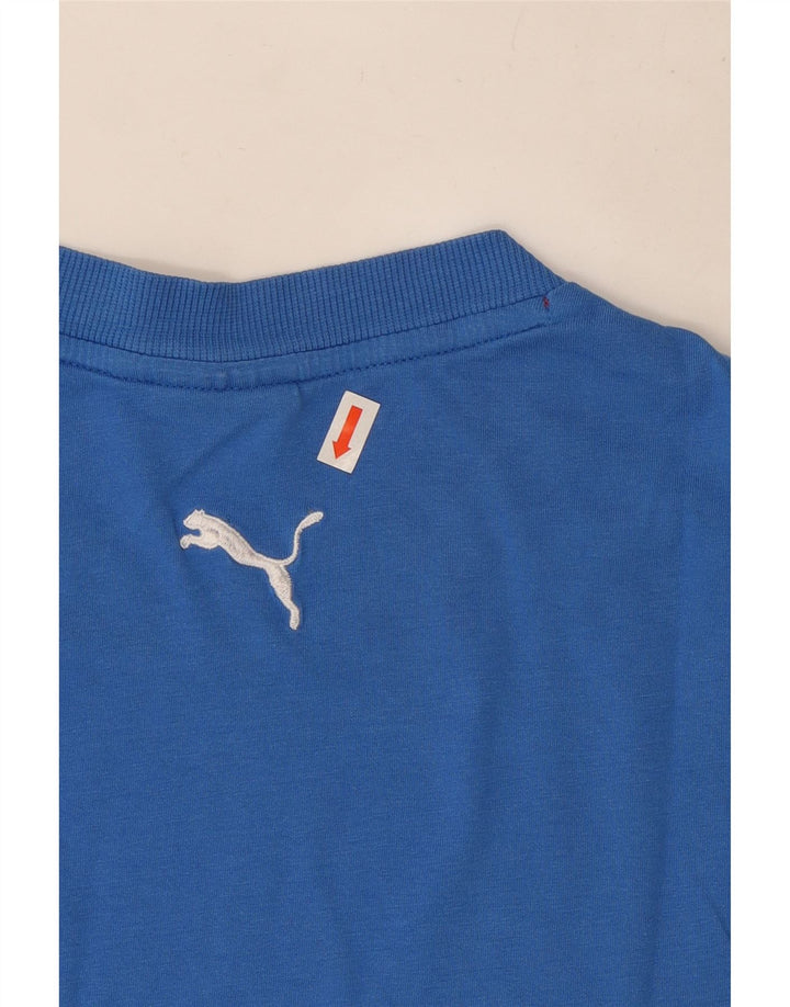 Ανδρικό γραφικό T-Shirt Puma Top Medium Blue