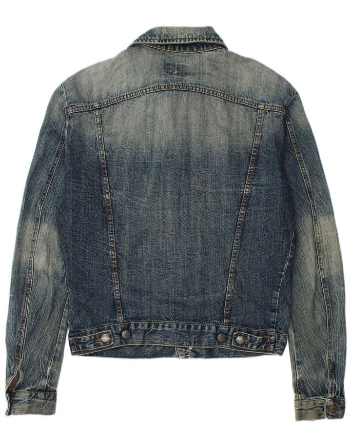 CALVIN KLEIN JEANS Ανδρικό τζιν μπουφάν UK 38 μεσαίο μπλε βαμβακερό