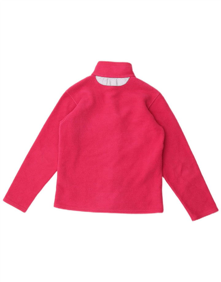 Patagonia Girls Fleece Jacket 9-10 Years Medium Pink Polyester