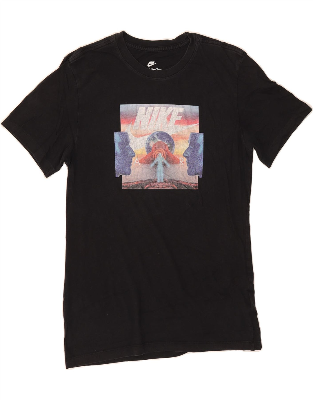 NIKE Mens Graphic T-Shirt Top Small Black Cotton Vintage Nike and Second-Hand Nike from Messina Hembry 