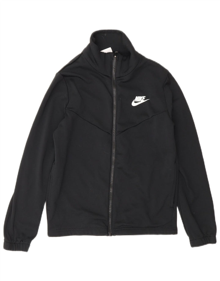 Μπουφάν Nike Boys Graphic αθλητική φόρμα 10-11 ετών Μεσαίο μαύρο πολυεστέρα