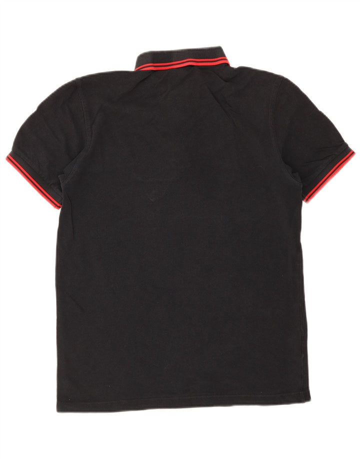 Fred Perry Ανδρικό Πόλο Μπλουζάκι Μικρό Μαύρο Ριγέ Βαμβακερό