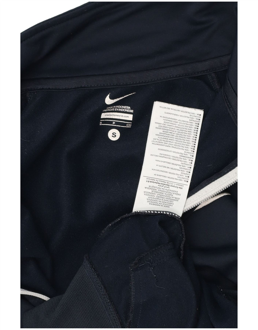 Ανδρική φόρμα NIKE Top μπουφάν Small Navy Blue Colorblock Polyester