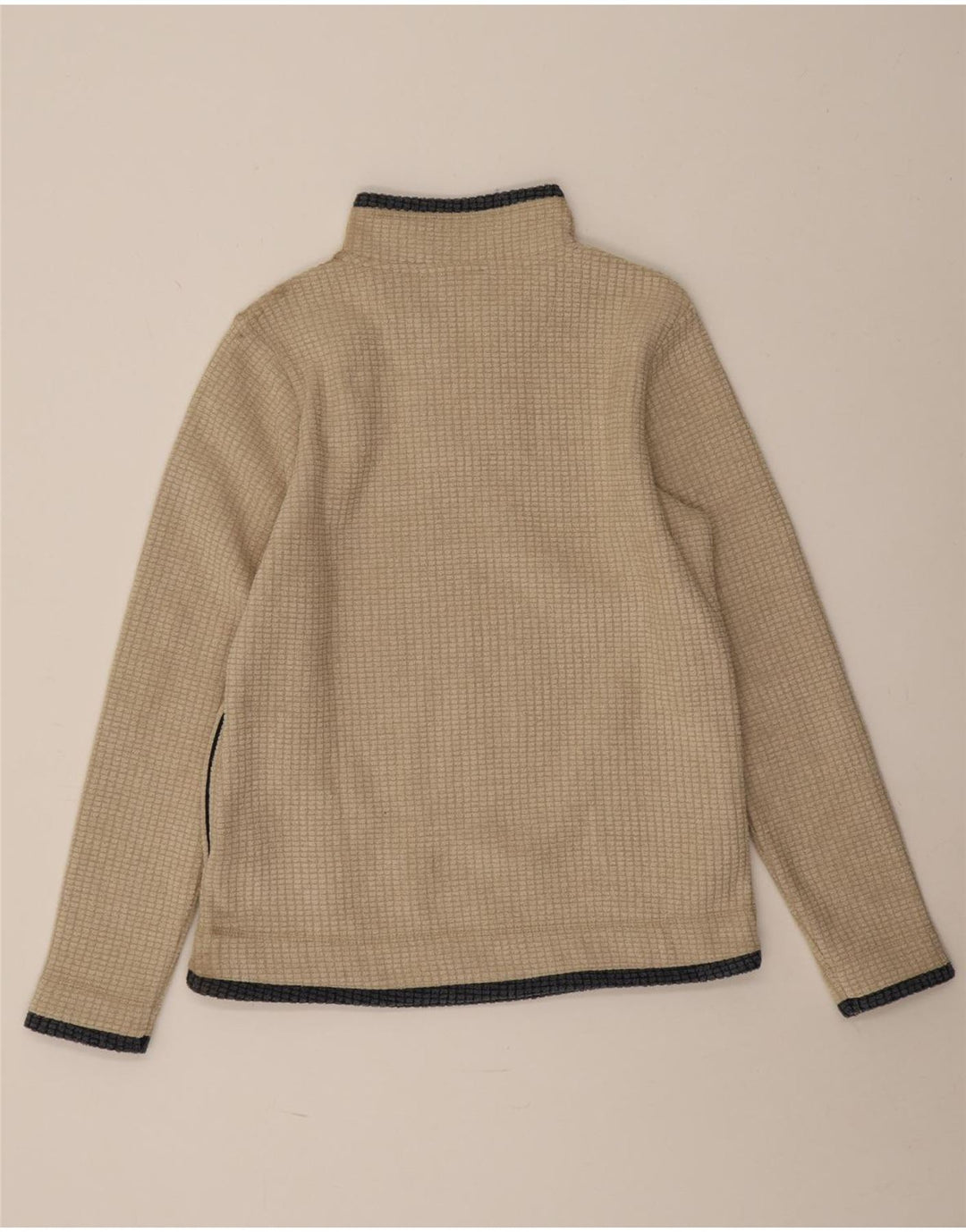 Weird Fish γυναικείο φερμουάρ Fleece Jumper UK 12 Medium Beige Polyester