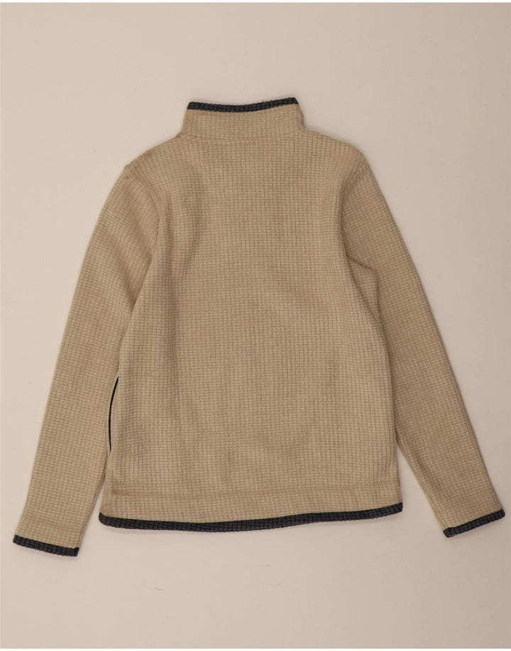 Weird Fish γυναικείο φερμουάρ Fleece Jumper UK 12 Medium Beige Polyester