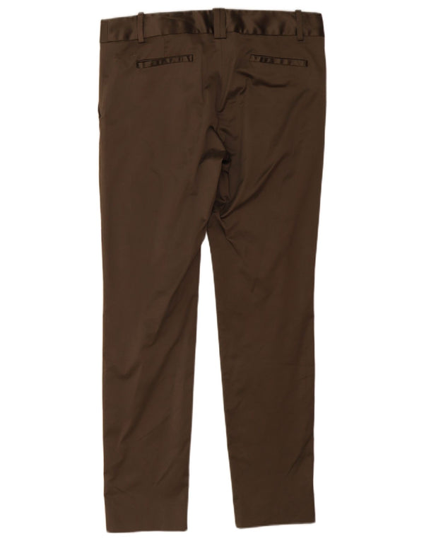 Zara Γυναικείο Skinny παντελόνι Chino EU 40 Medium W30 L28 Khaki Polyester