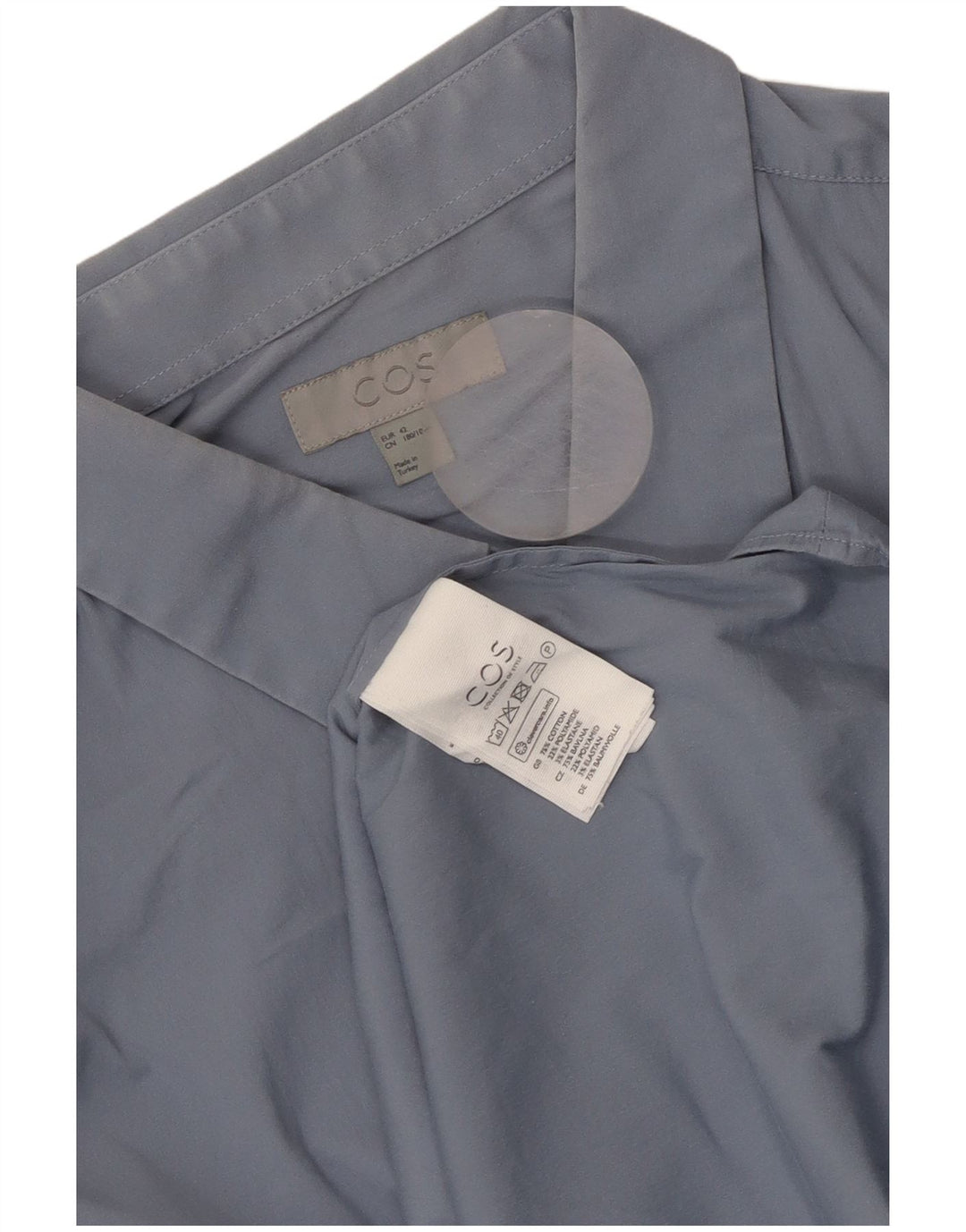 Ανδρικό πουκάμισο Cos Size 42 Large Μπλε Βαμβακερό