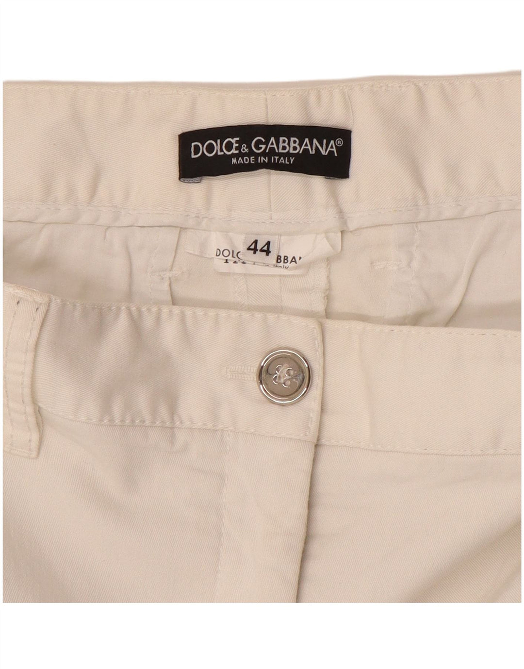 Dolce & Gabbana Γυναικείο Σορτς Cargo IT 44 Medium W32 Λευκό