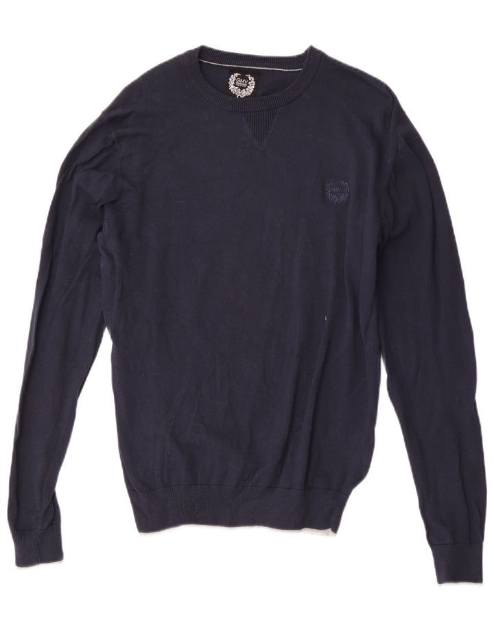 Ανδρικό πουλόβερ Gianmarco Venturi Crew Neck Jumper Medium Navy Blue